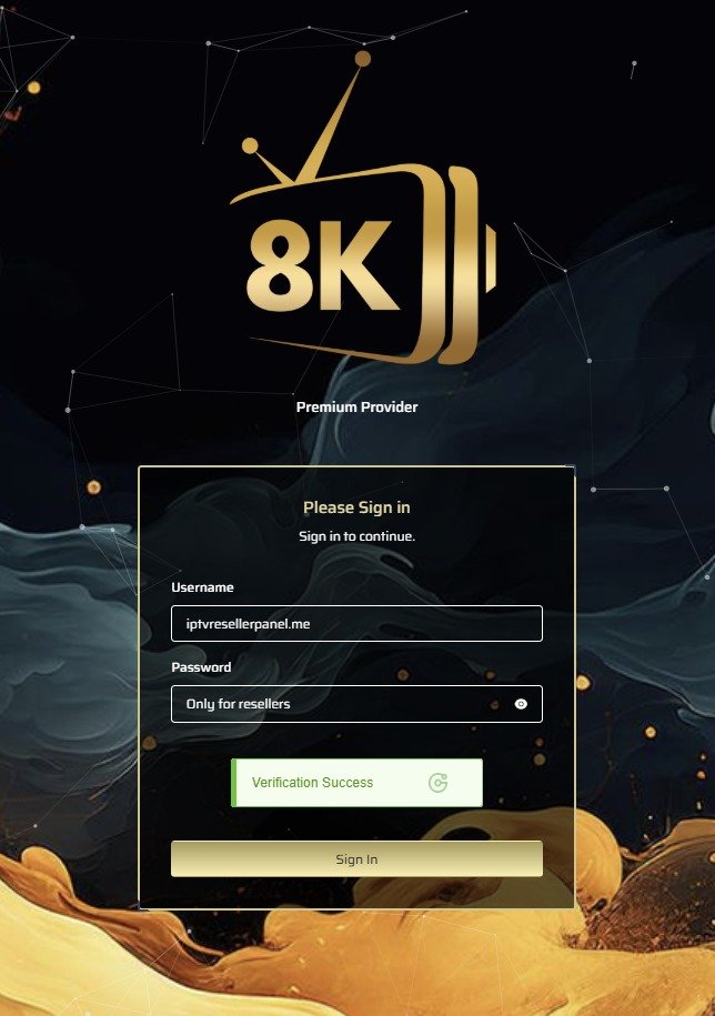 Strong8k IPTV Server